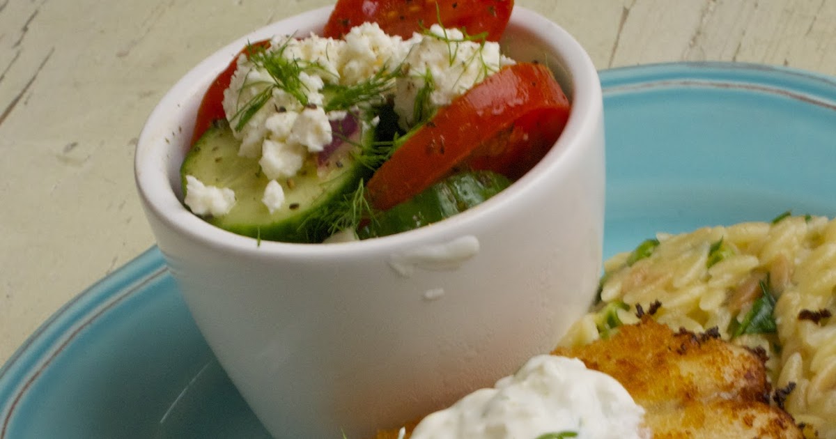 more than burnt toast Crispy Black Cod Fillets with Fennel Tzatziki