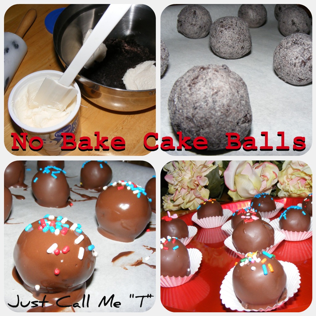 Just Call Me "T" No Bake Oreo Cake Balls