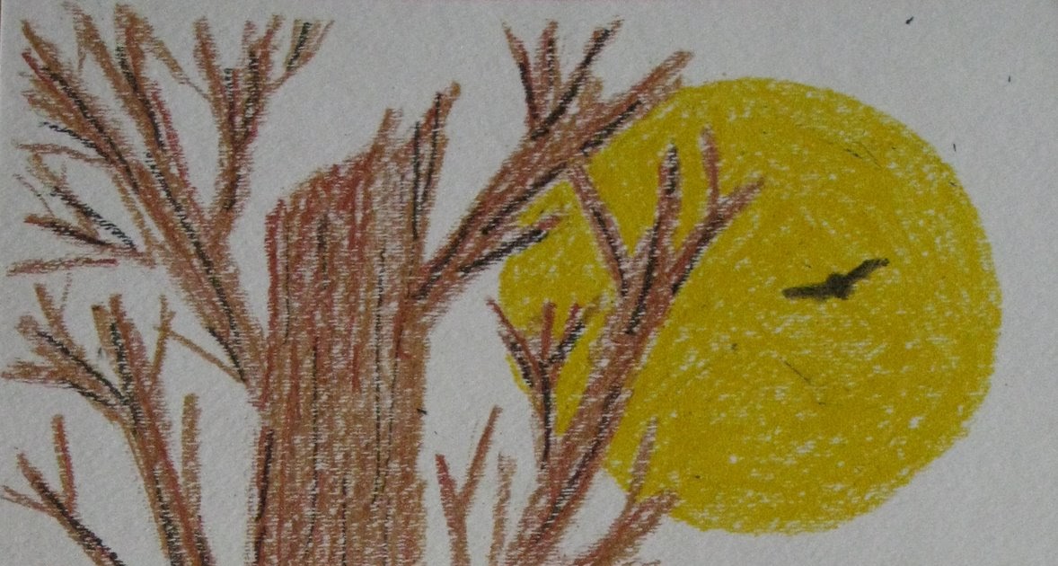 Cindy deRosier My Creative Life Crayon Resist Halloween Art