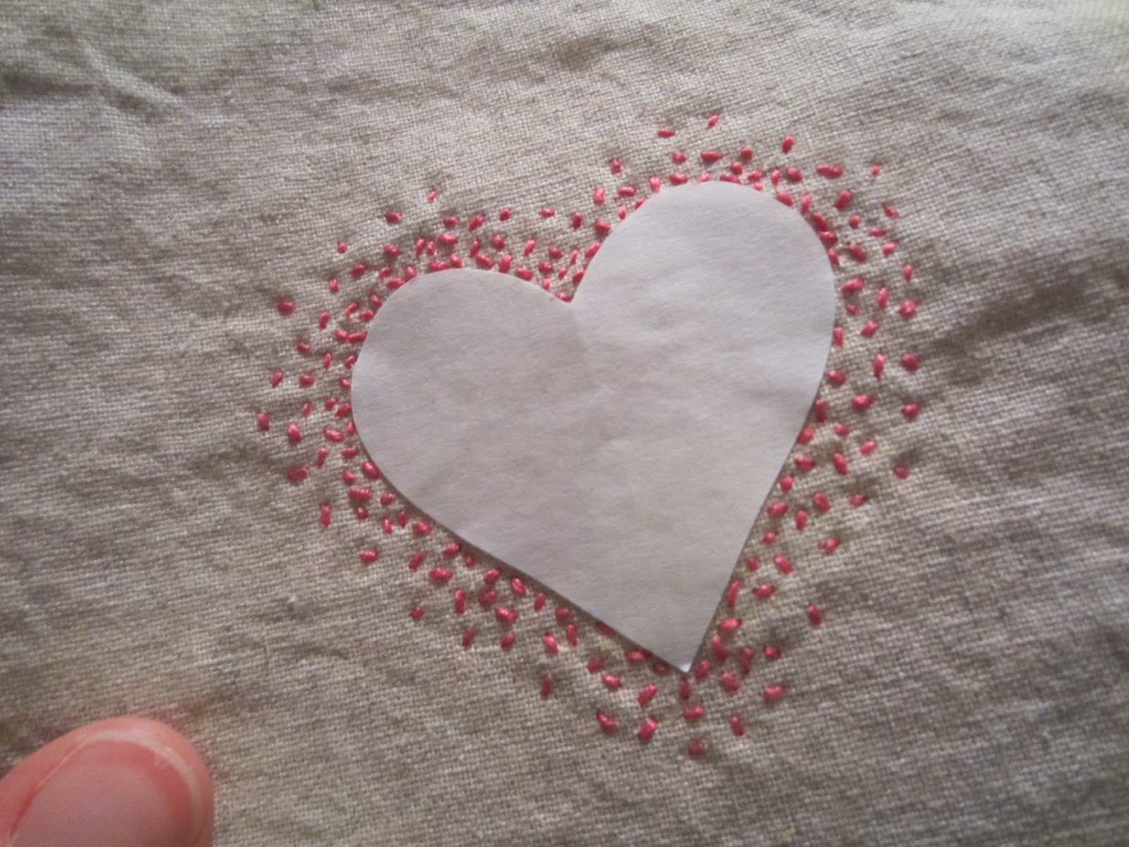 Heart embroidery  giveaway