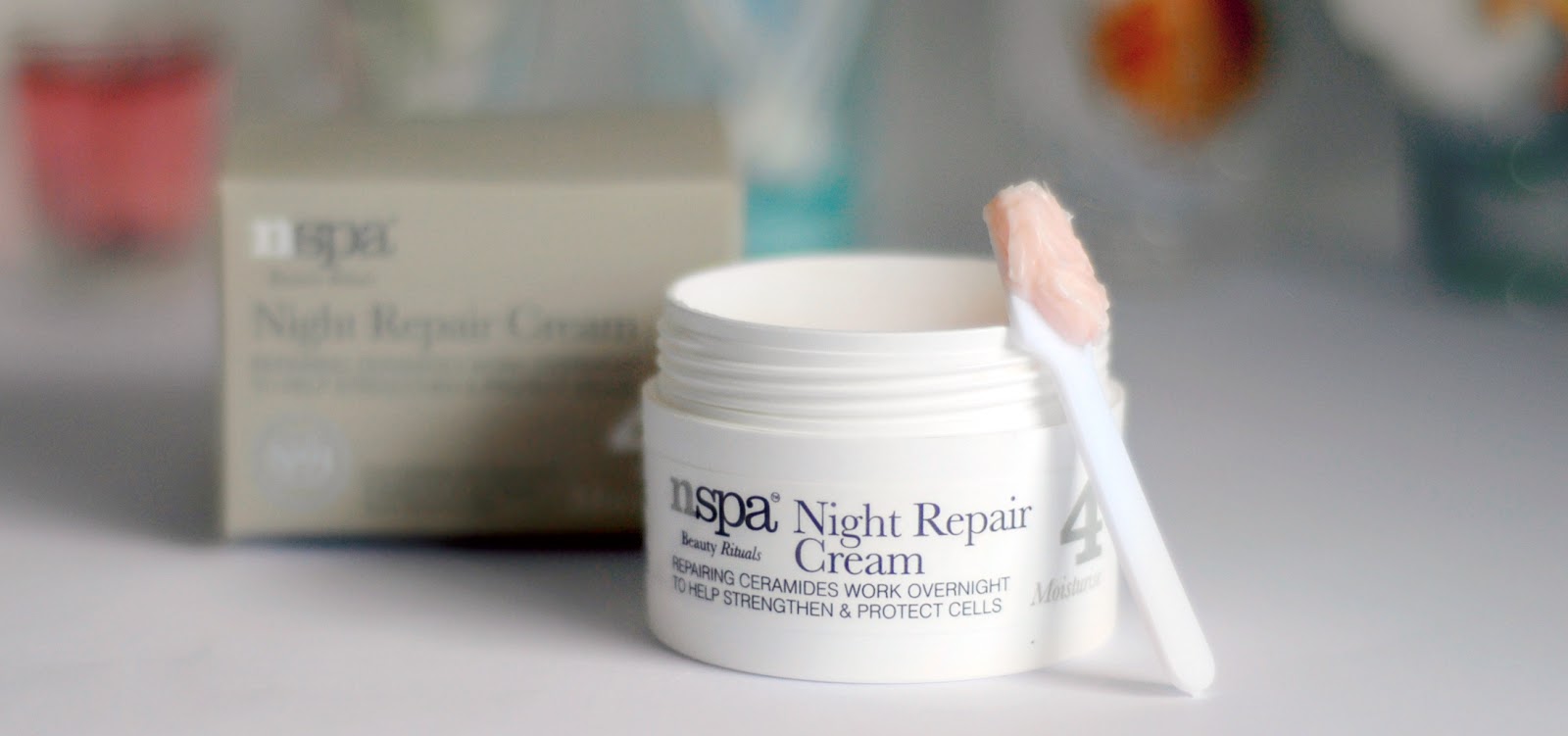 Review Nspa Night Repair Cream Taupe & Pearl UK Affordable Beauty and Accessories Blog
