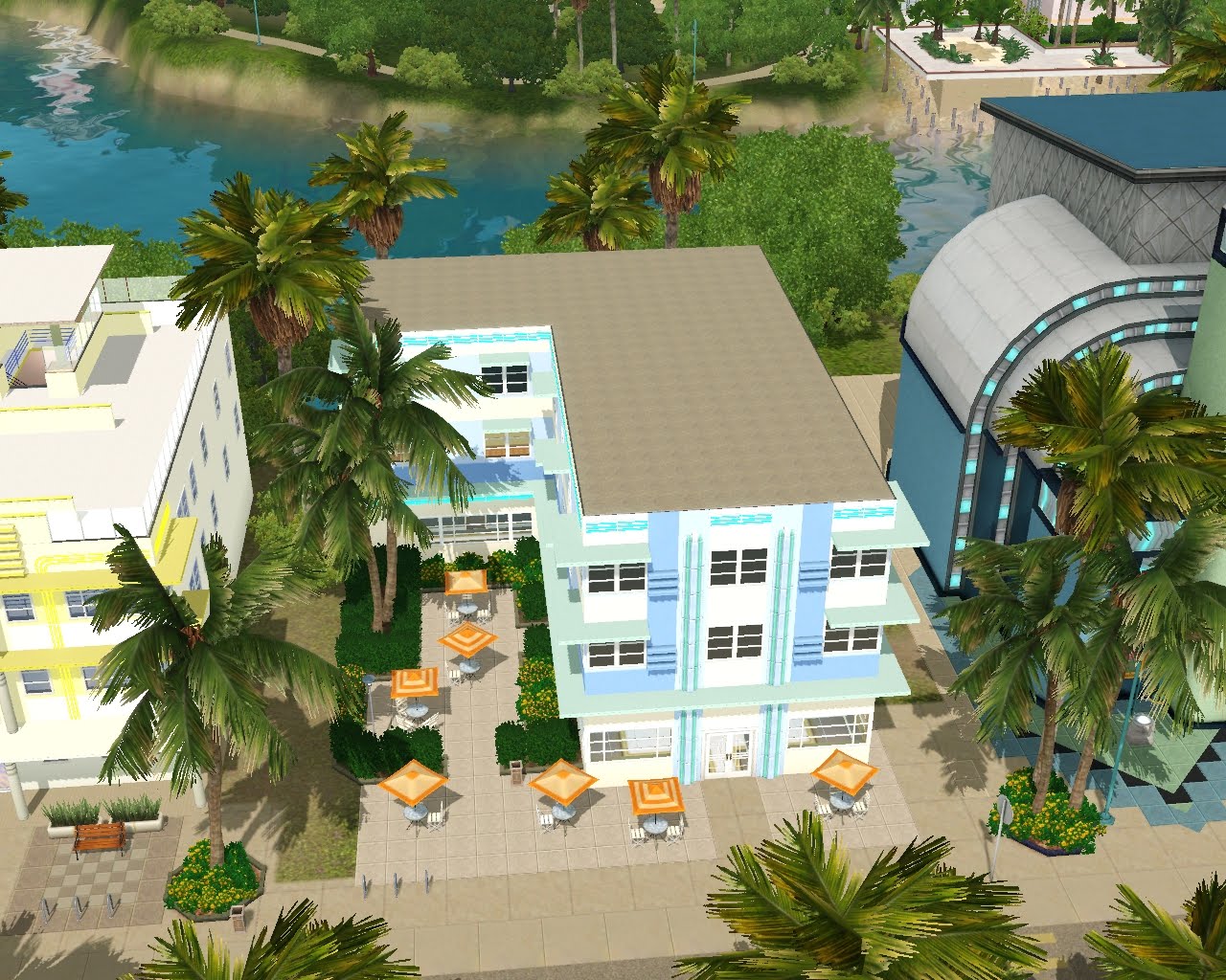 Summer's Little Sims 3 Garden Roaring Heights List of Community Lots