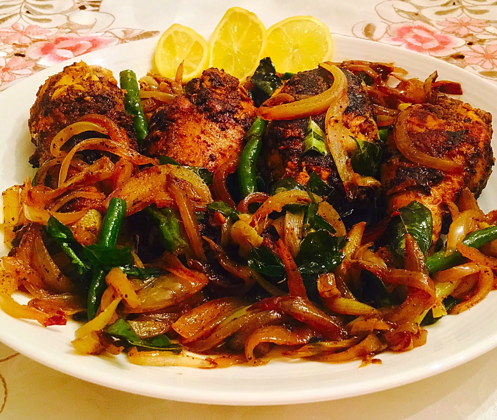 shiba's cuisines Kerala Style Chicken Drumsticks Fry