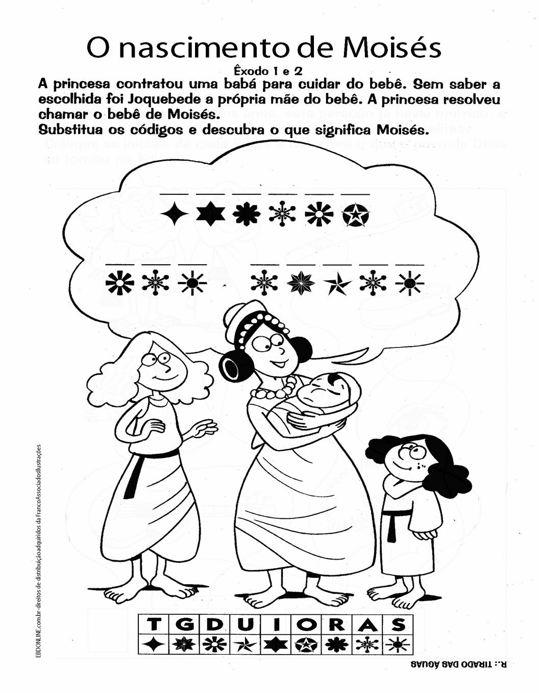 História de Joquebede. - Recursos Visuais Infantis em EVA