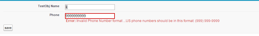 salesforce4u phone validation for usa format usa phone number format