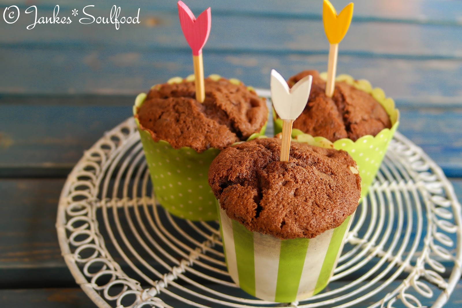 Schokomuffins mit Rosé von Jankes Soulfood Jankes*Soulfood
