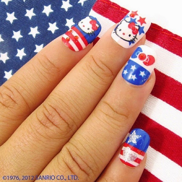 hello kitty nails hello kitty nails