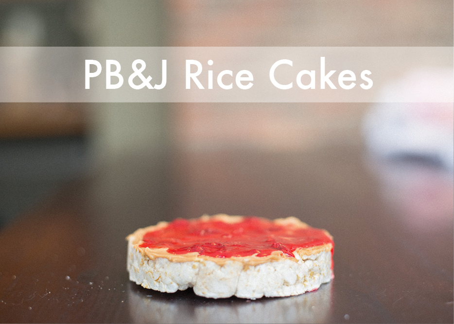 Five Foot Seven how about a PB&J rice cake...