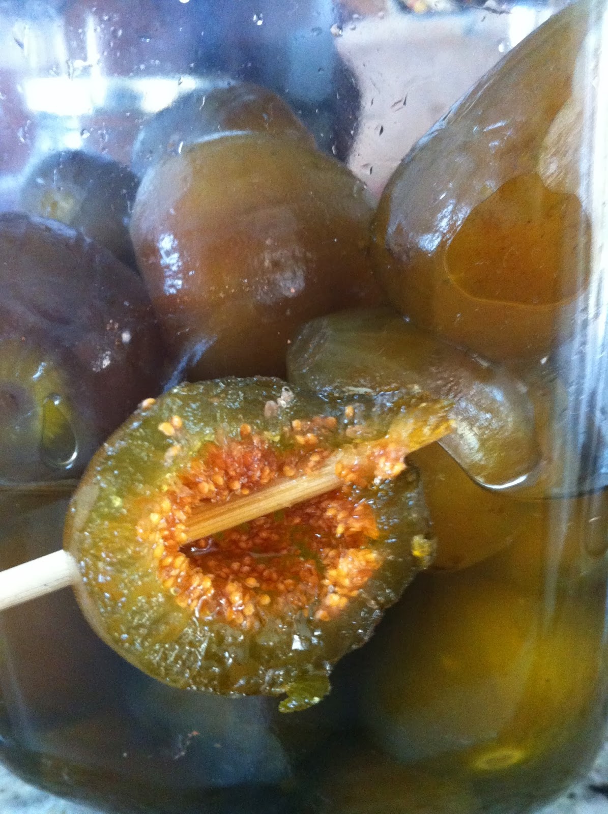 come-se: Compota de figo verde