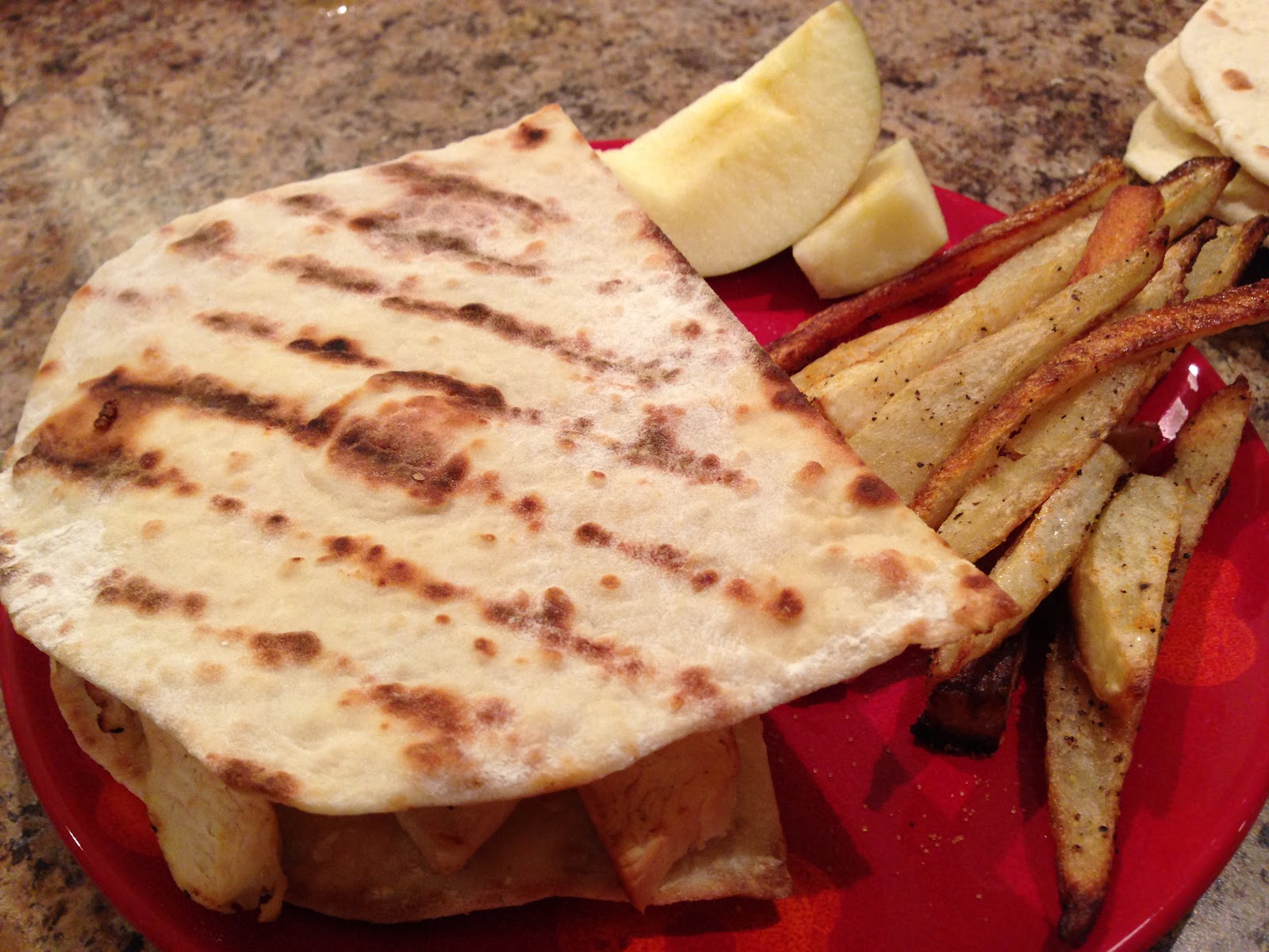 Steph Johnson Flatbread Sandwiches and Crispy Fries