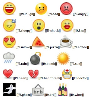 Easy way to make facebook smileys for facebook chat box