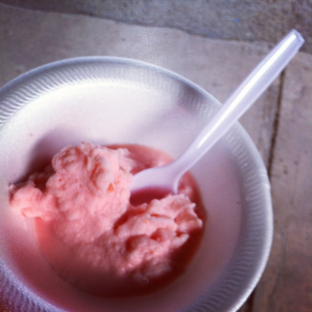 Pineapple - Cherry Ice Cream {Sherbert}