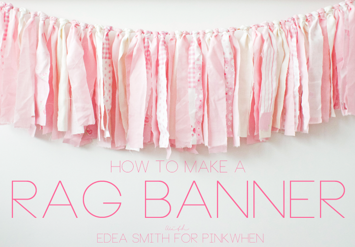 DIY CUTE RAG BANNER EDEA SMITH