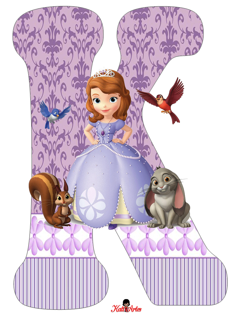 Alfabeto de Princesa Sofía. | Oh my Alfabetos!