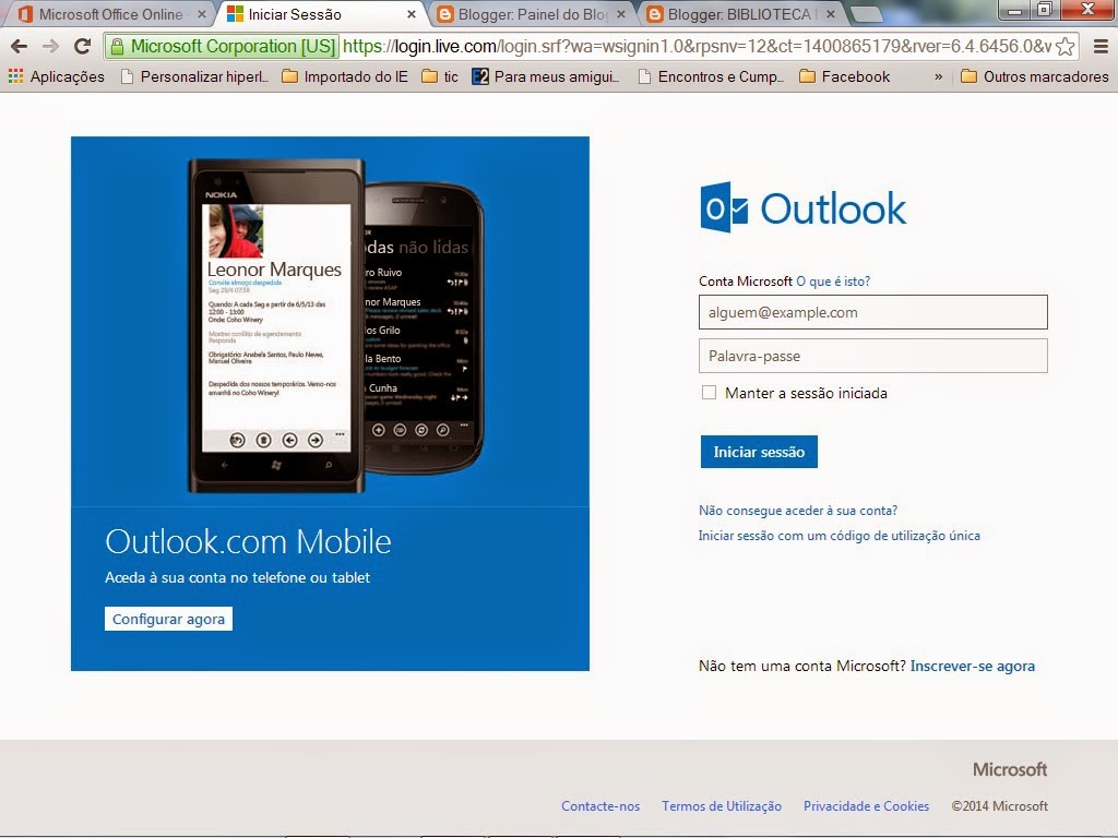  CRIA CONTA MICROSOFT