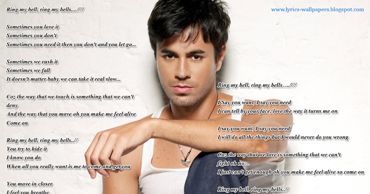 Enrique Iglesias Ring My Bells Mp Song Download Enrique Iglesias Ring My Bells Mp Song Download