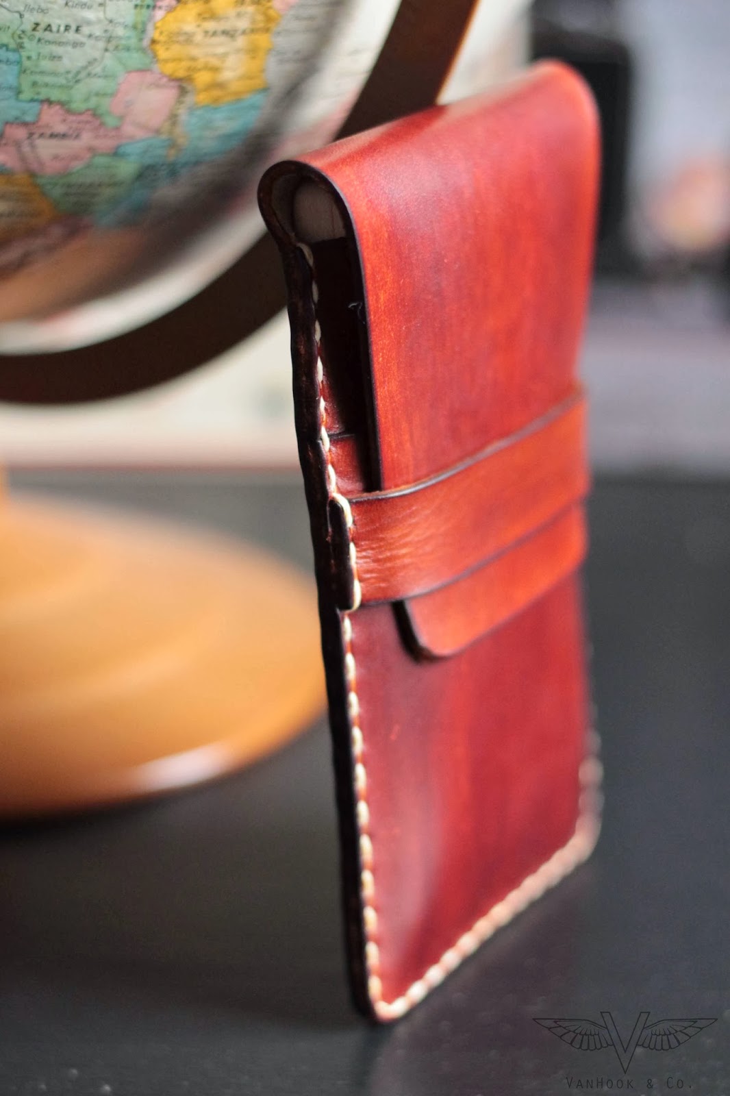 VanHook & Co. Leather Droid Cell Wallet with Belt Loop