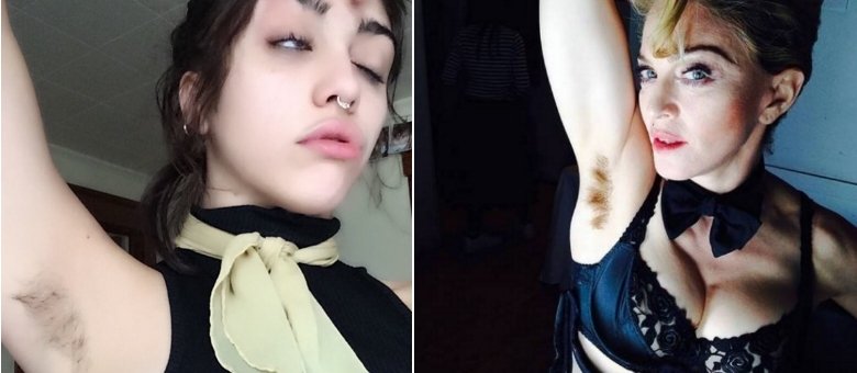 Madonna S Daughter Appears With Armpit Hair Removal Without Hair
