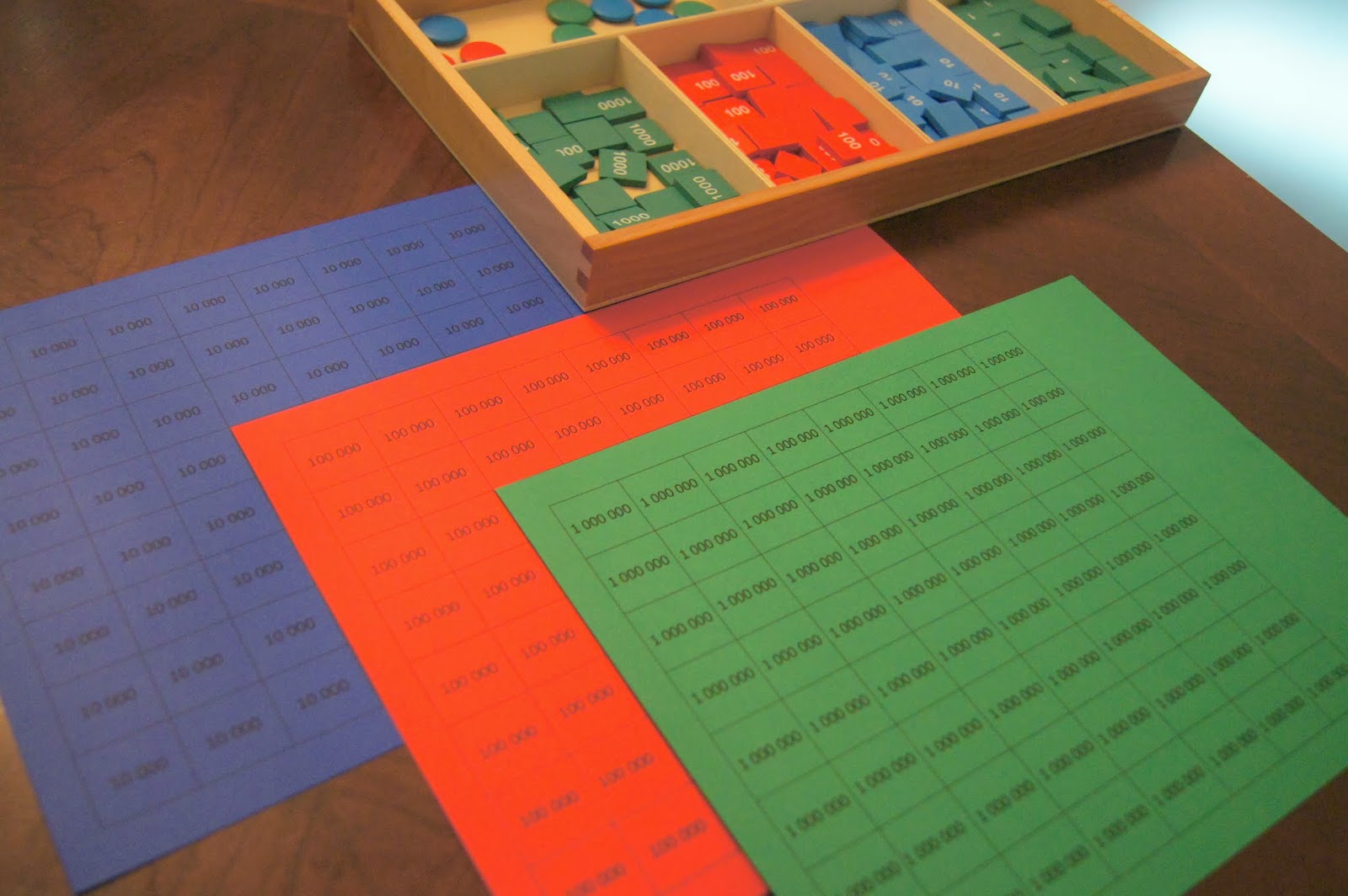 Stamp Game Extension to Millions - Free Printables Included - "Making