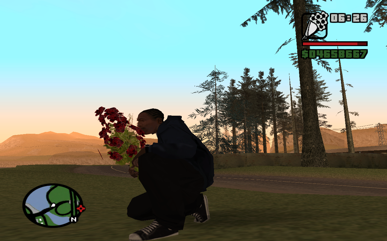 GTA Mods Buquê de Flores GTA San Andreas