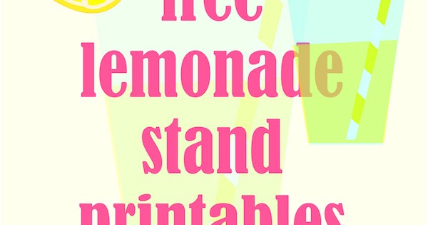 lemonade stand flyer template