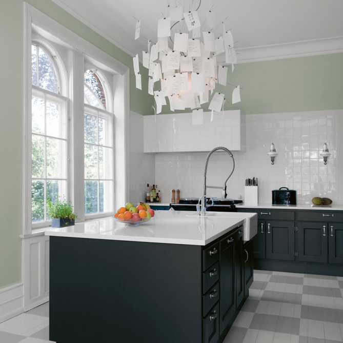 Vintage chic: kjøkken i svart og hvitt / black and white kitchens