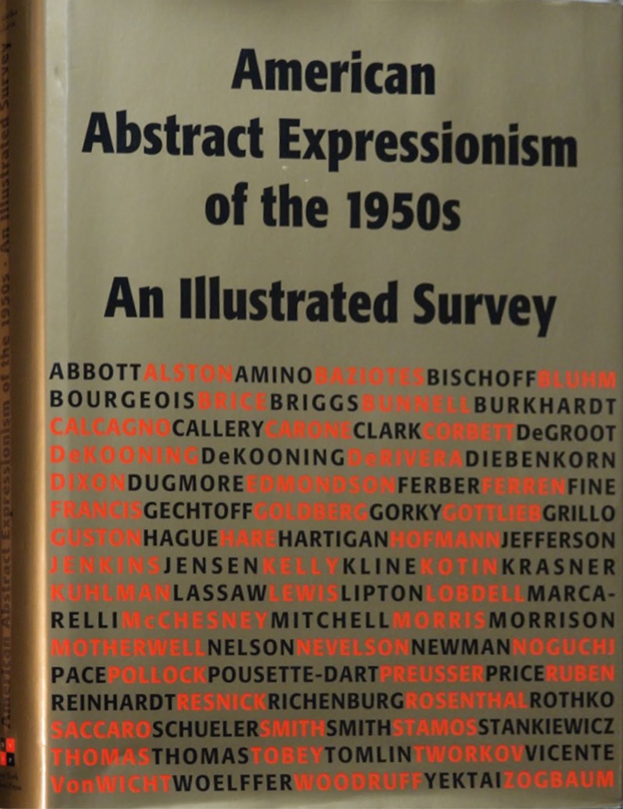 Best Book -  American Abstract Expressionism