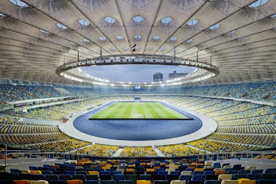stadion olimpic, kiev, ukraina, stadion penutupan euro 2012