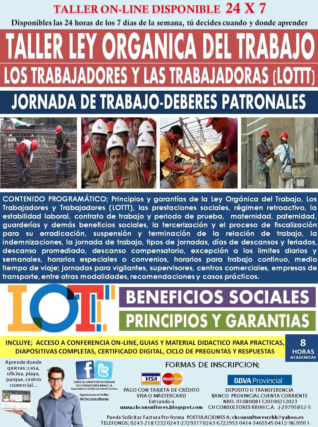 TALLER LEY ORGANICA DEL TRABAJO (LOTTT), JORNADA DE TRABAJO