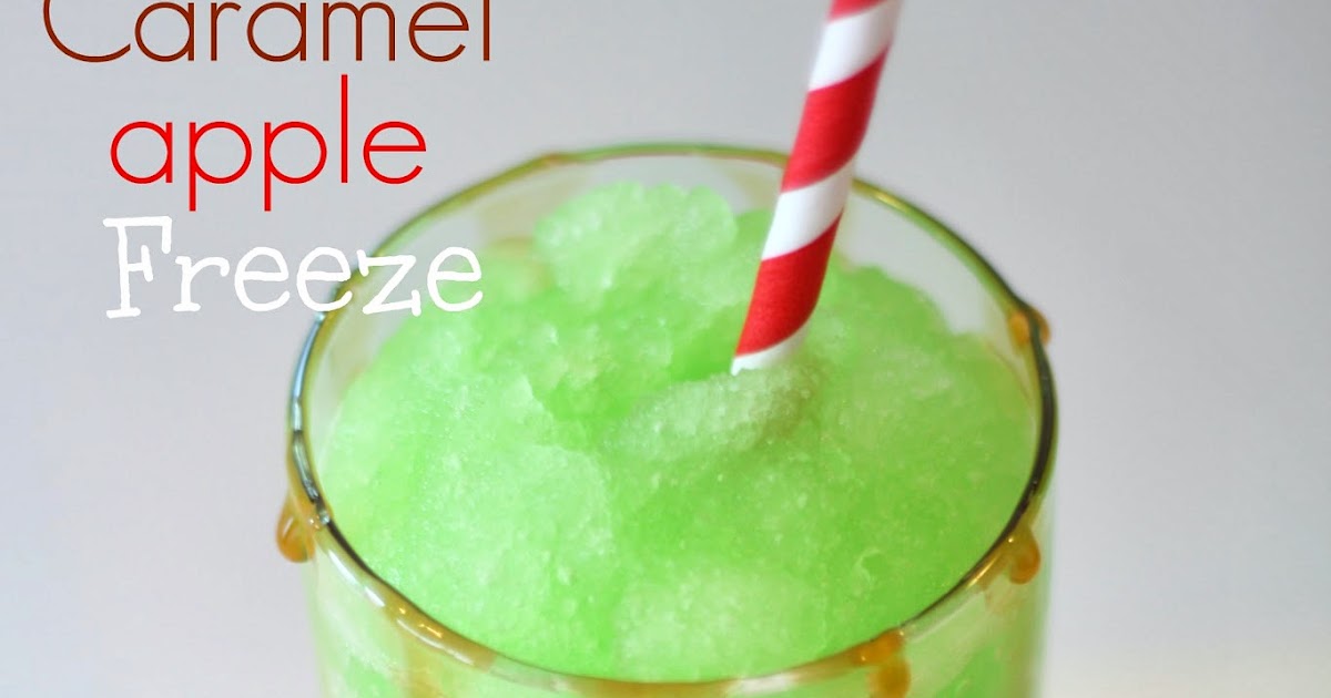 Caramel Apple Freeze Dip it in Chocolate