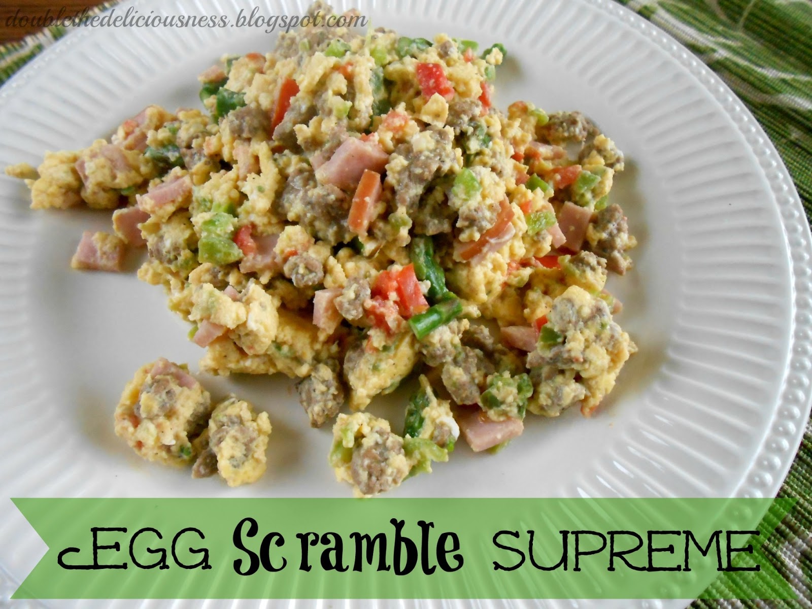 Double the Deliciousness: Egg Scramble Surpreme