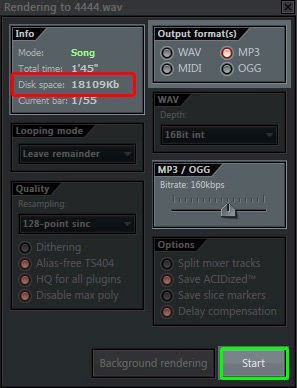 fl studio export settings fl studio export settings