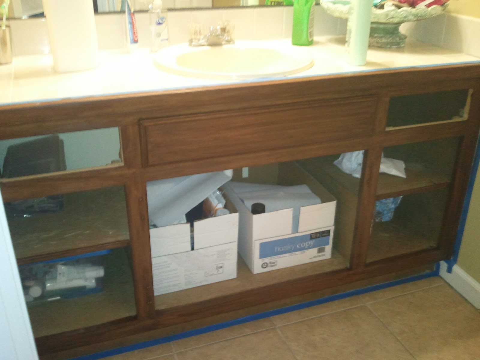 Notes From Oak Bathroom Redo... in progress