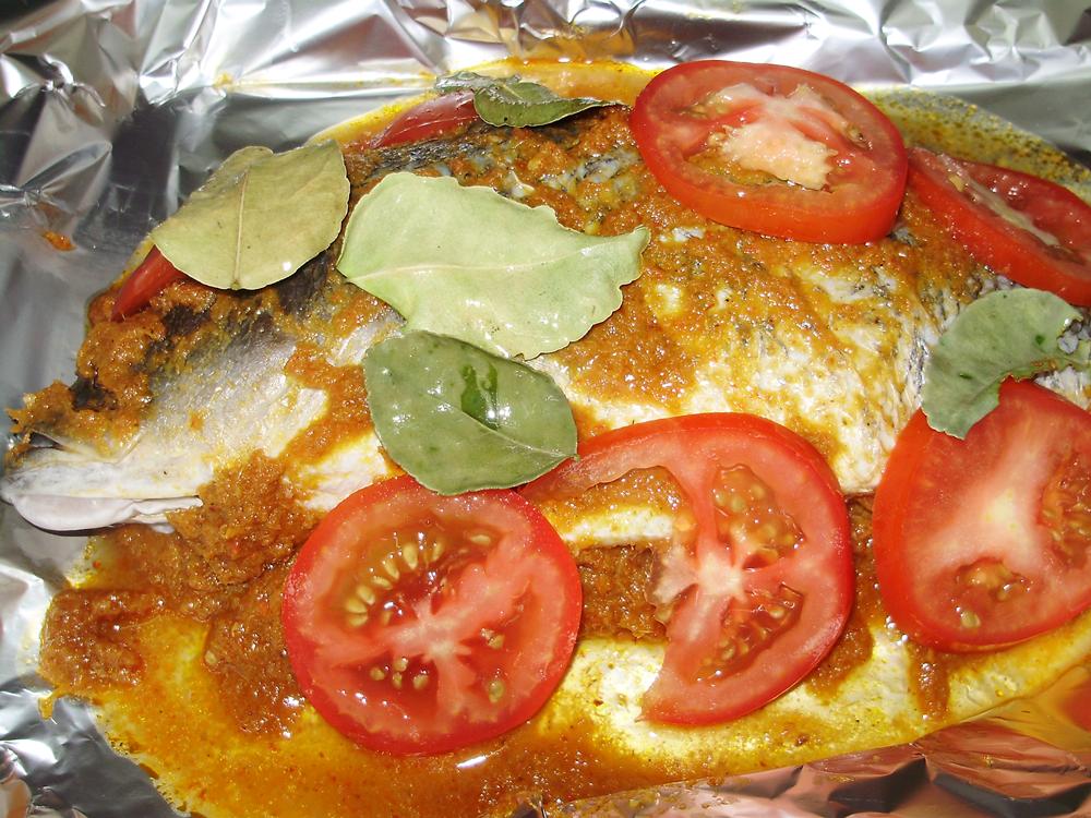 Neeja Shamiza Ikan Siakap Bakar Tomyam