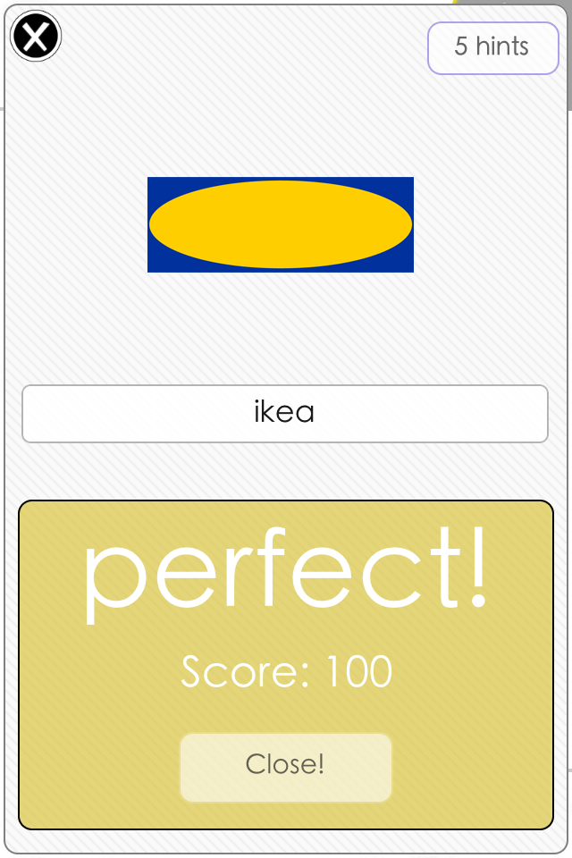 Logos Quiz iPad Game: ikea