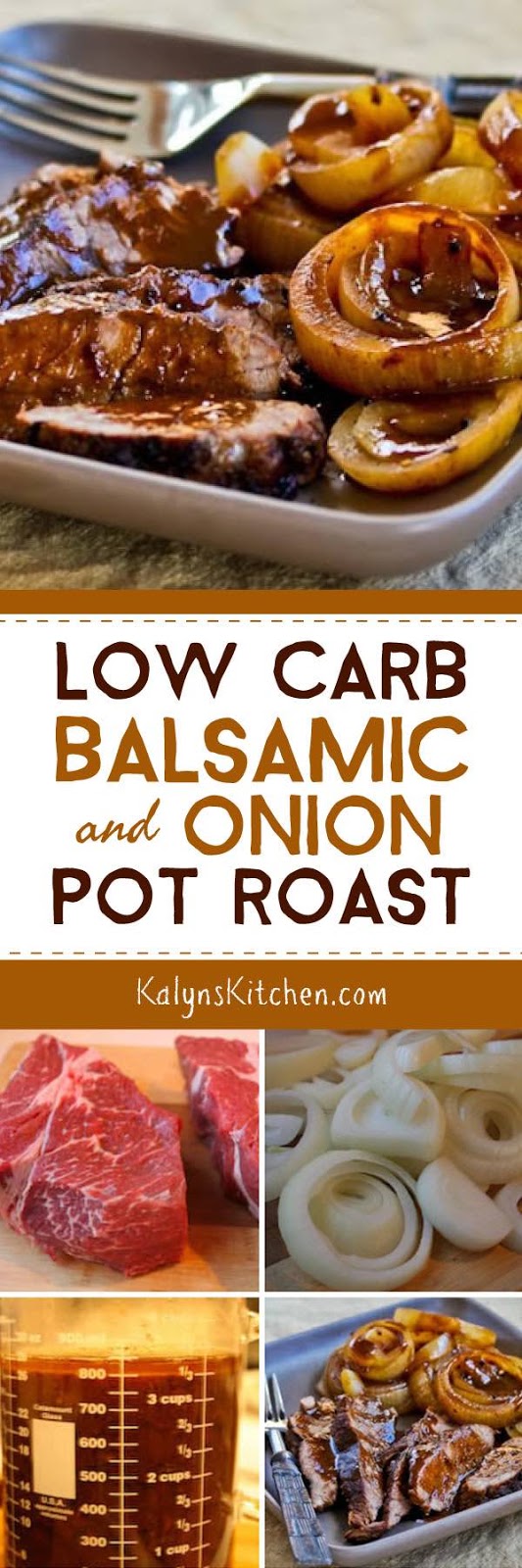 How to Make Pot Roast in a Crockpot and LowCarb Balsamic and Onion Pot