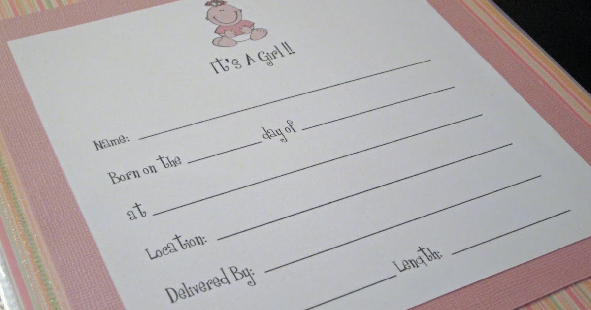 All In A Day DIY Baby Book