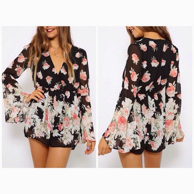 How to Chic FLORAL PLAYSUIT
