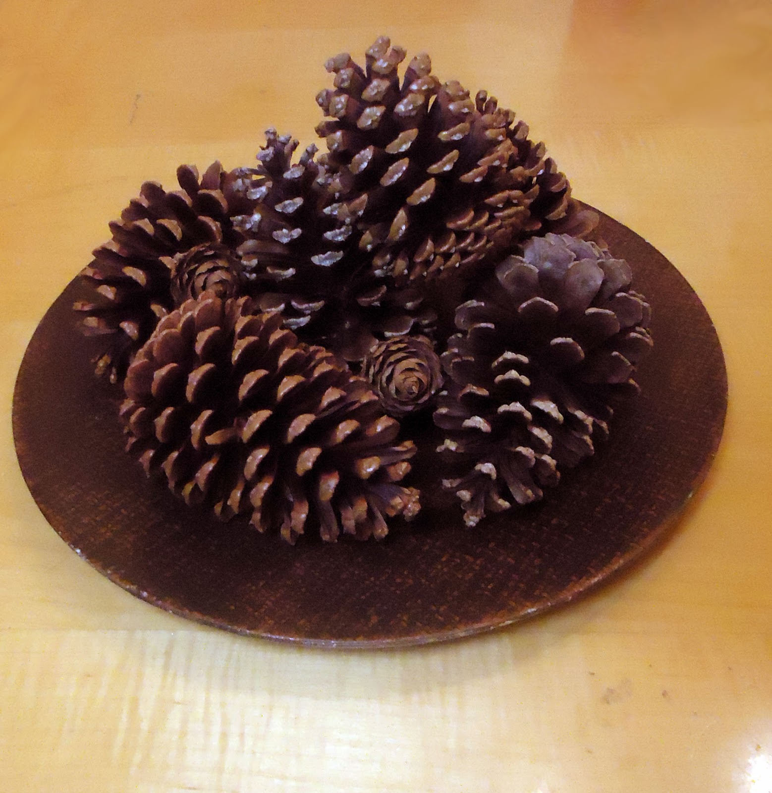 Frugal Home Design Scented Pine Cone Tutorial