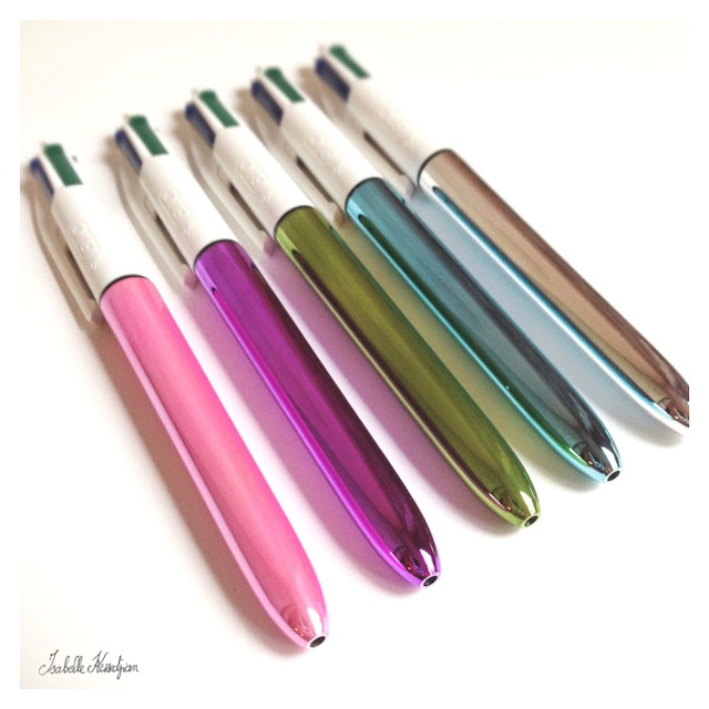 Isabelle Kessedjian : Mes stylos Bic 4 couleurs  Stylo bic 4 couleurs,  Bic 4 couleurs, Stylo 4 couleurs