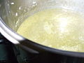 Saucepan of sorrel soup