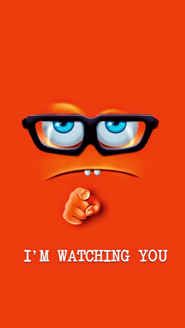 #iPhone Retina #Wallpapers for iPhone 5/5C/5S/6/6Plus: I'M WATCHING YOU