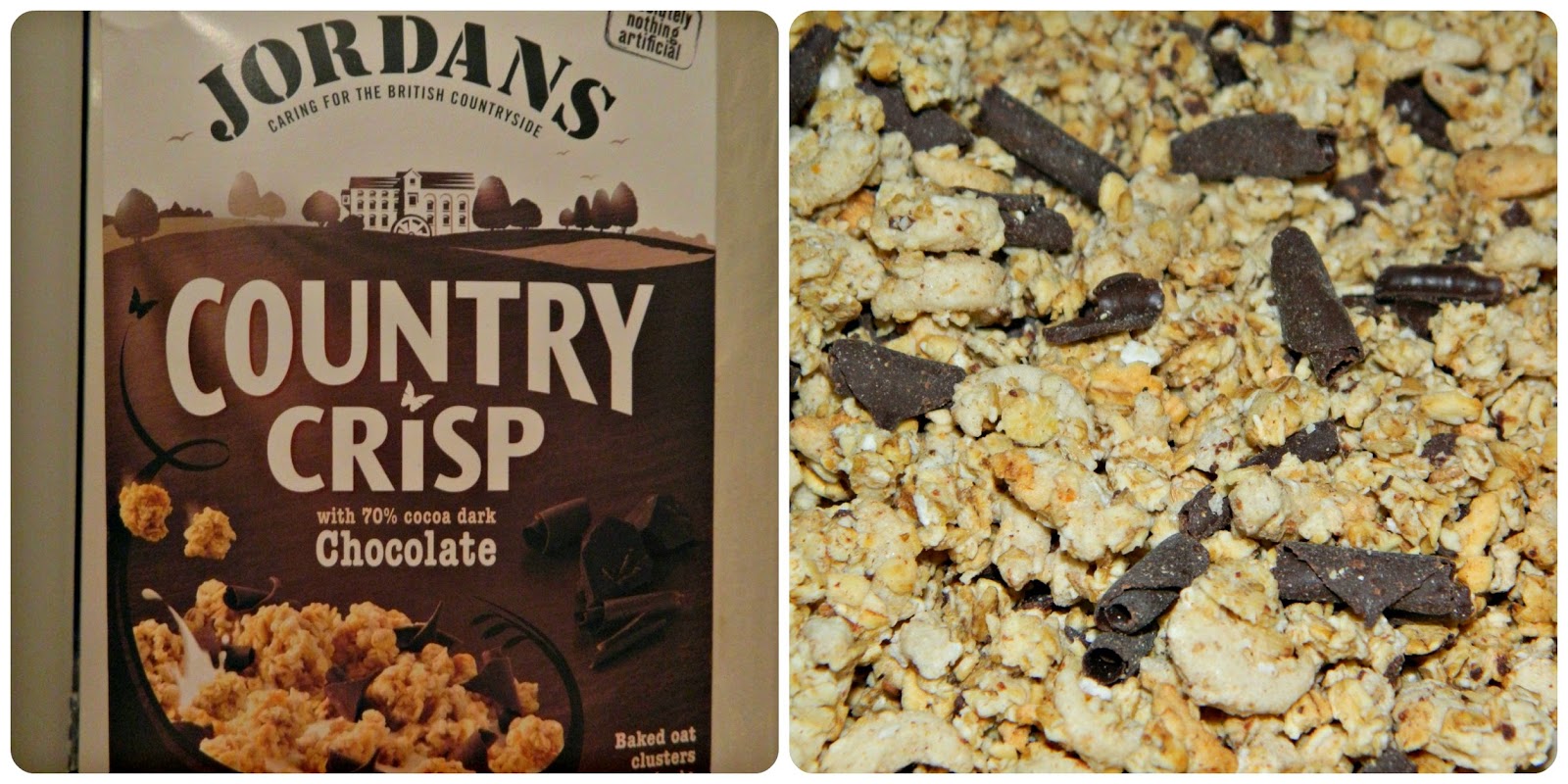 Vanilla and Chocolate Cheesecake with Jordan's Country Crisp Red Rose