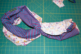 Loop Schal nähen Loop Schal nähen
