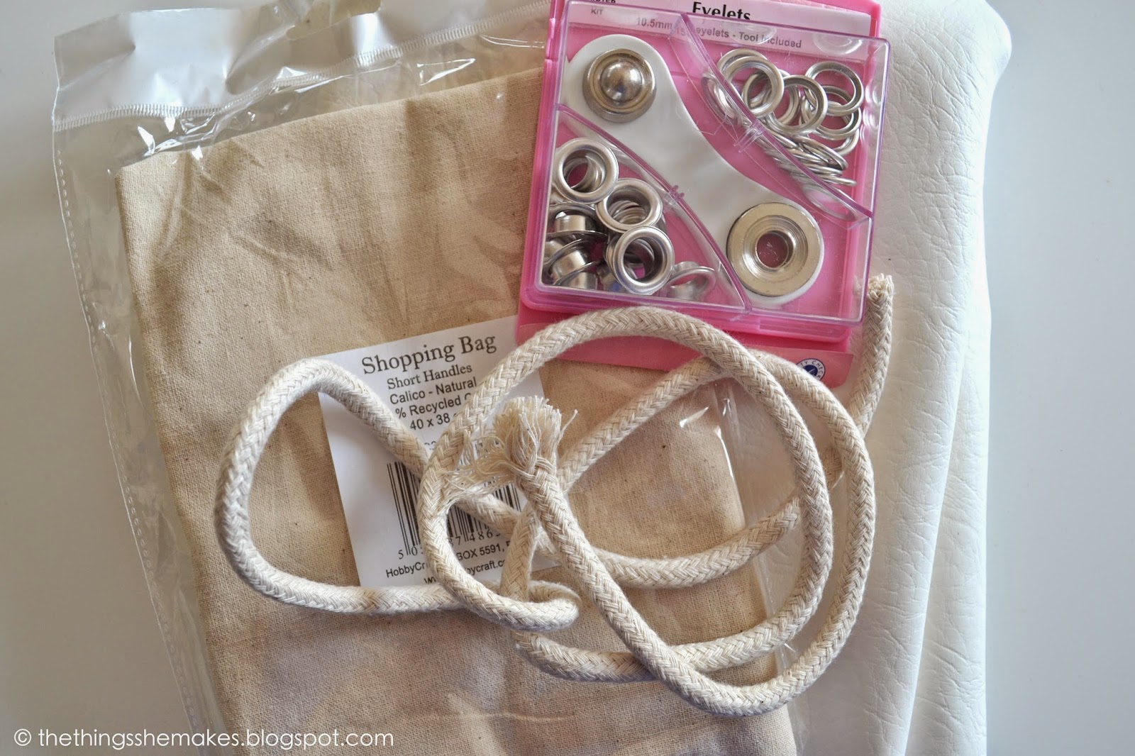 How To Make a Nautical Rope Eyelet Tote The Things She Makes