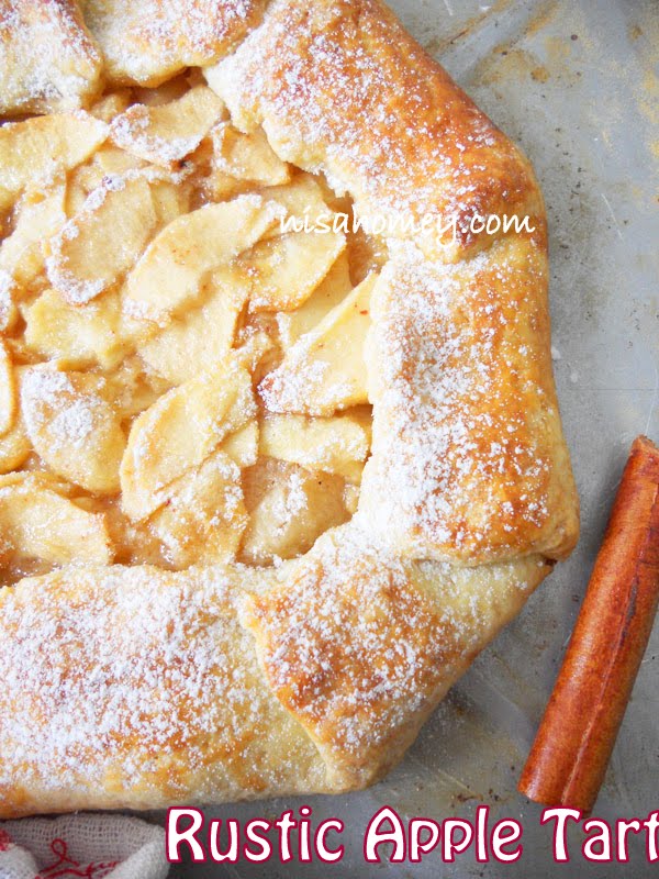 Rustic Apple Tart With Glaze Rustic Apple Tart With Glaze