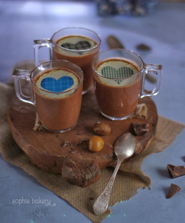 Pots de chocolate y castañas