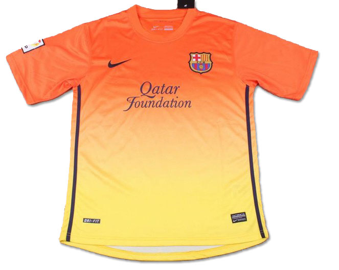 naranja amarilla degradada away visitante alternativa 2012/2013