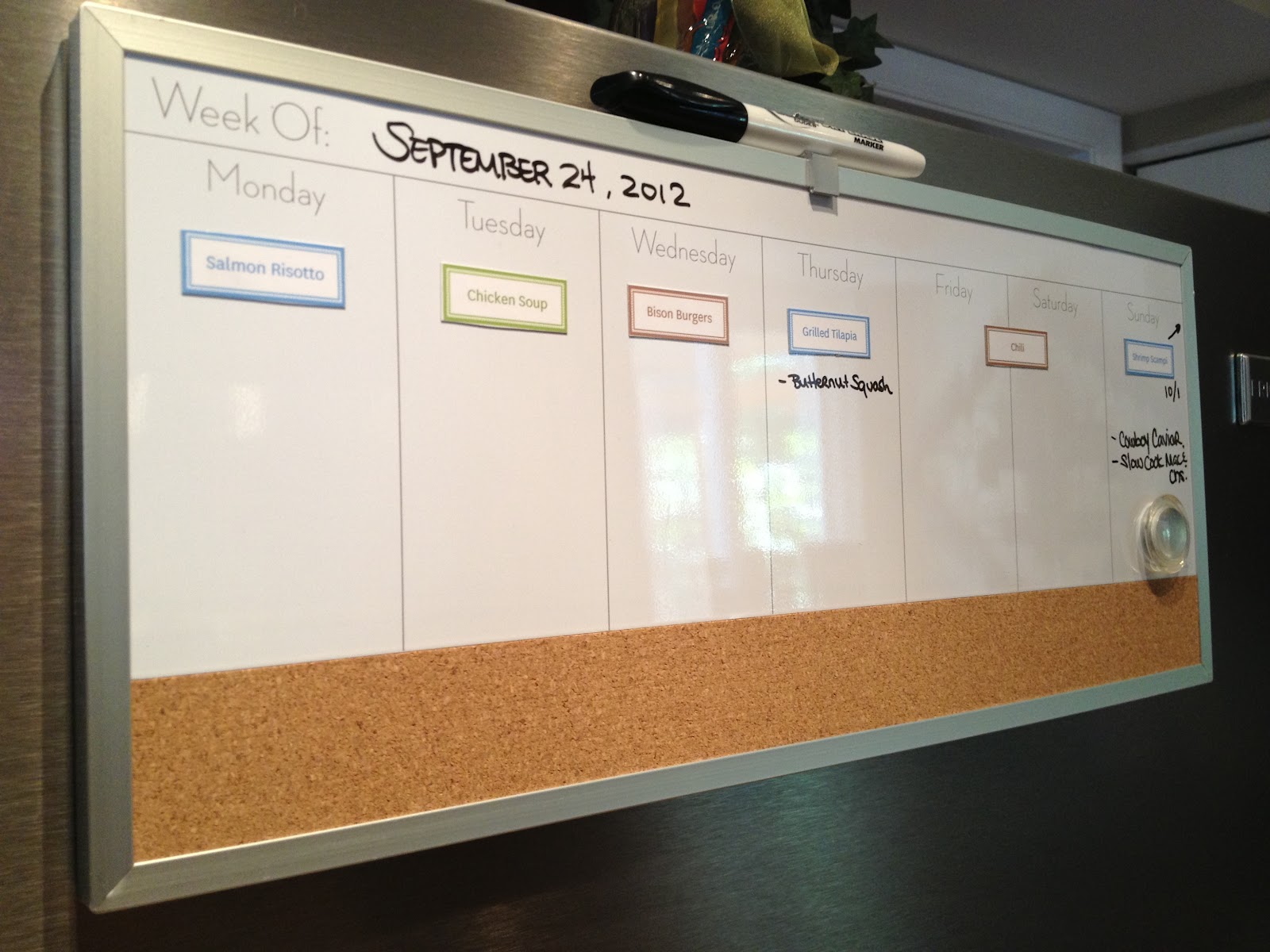 Our Love Nest Project Pinterest Week 3 DIY Kitchen Menu Board