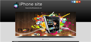 iPhone Site Blogger Template